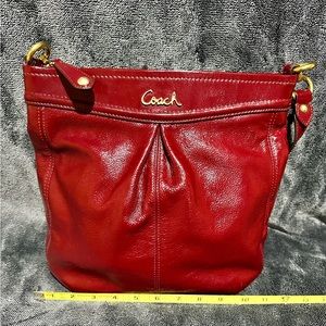 Coach handbag Rich Red Color
